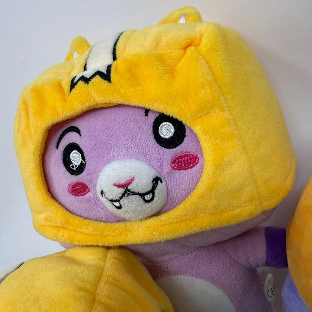 Lanky box plush lot - Milky foxy boxy sharky